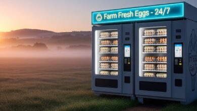 Innovative Verkaufsstrategien in der Landwirtschaft: Eierautomaten.