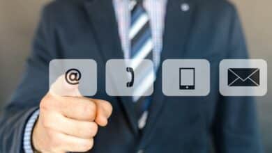 Unternehmenskommunikation mit e-Mail-Domains.