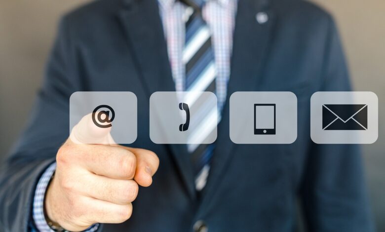 Unternehmenskommunikation mit e-Mail-Domains.
