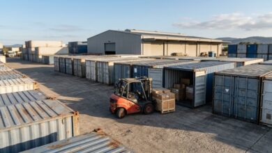 Lagerkapazität erweitern mit Containern.