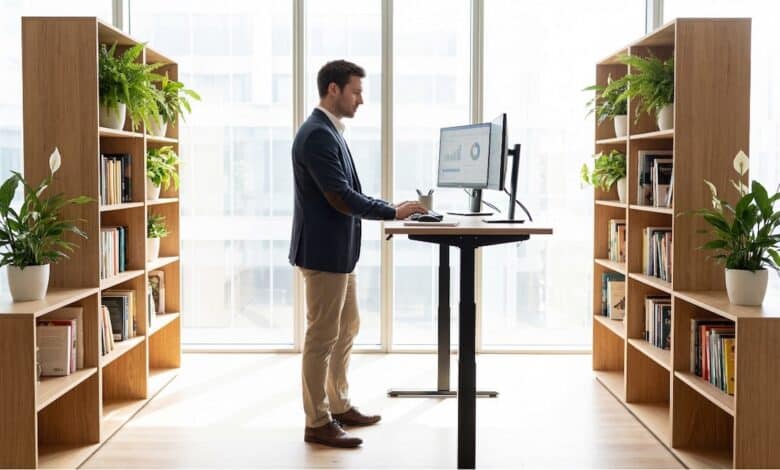 Ergonomie am Bildschirmarbeitsplatz.